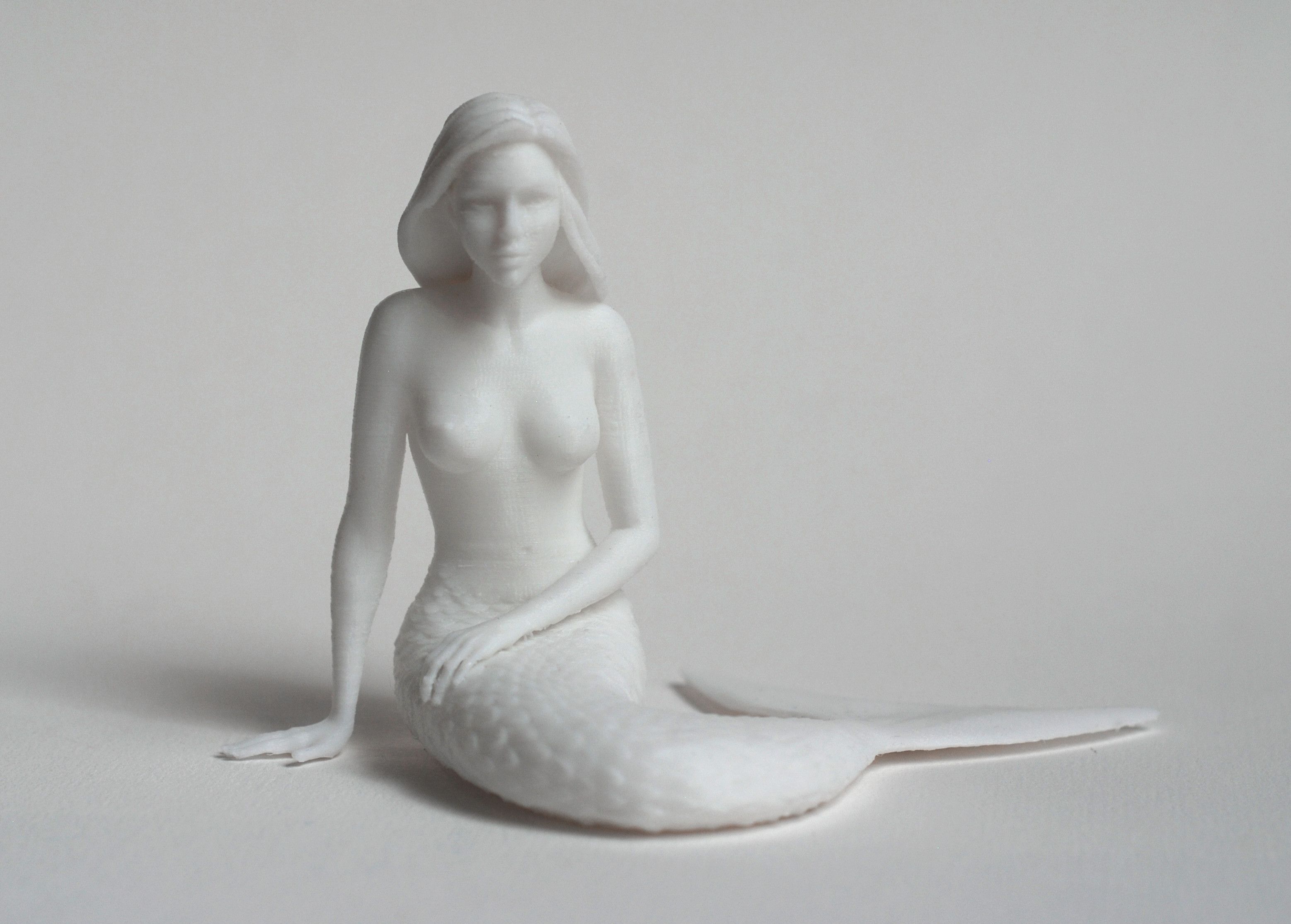 DSC_4604_2.jpg STL file Thinking Mermaid・3D printer model to download, FORMBYTE