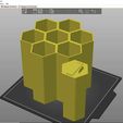 Impression.jpg Honeycomb storage box - Boite de rangement nid d'abeille