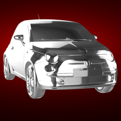 Fiat-500-2010-render-1.png STL-Datei Fiat 500・3D-Druck-Idee zum Herunterladen