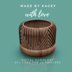 29.png STL-Datei 3D-Druckbare STL-Datei. Büro- oder Heimdekoration: Pot Planter Design für eine Sukkulenten, Bonsais, und verschiedene Pflanzen - Instant Download - Pot 24・3D-Drucker-Vorlage zum herunterladen