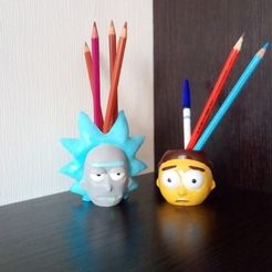 62a83f7c-cf5f-4736-8289-8796c7ad6026.jpg Archivo 3D Rick y Morty organizador plantador・Objeto imprimible en 3D para descargar