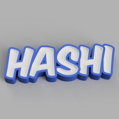 LED_-_HASHI_2023-Jan-30_11-14-10PM-000_CustomizedView9417439454.jpg Archivo 3D NAMELED HASHI - LÁMPARA LED CON NOMBRE・Plan de impresora 3D para descargar