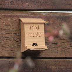newbirdfeeder.jpg Бесплатный 3D файл Кормушка для птиц・Дизайн 3D принтера для загрузки