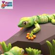 03.jpg Flexi Gecko – Cute Articulated Gecko | 3D Printable Model