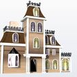 60352952_587897561702393_929106644233617408_n.jpg Файл STL Addams family House・Дизайн 3D принтера для загрузки