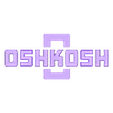 oshkosh logo_stl.stl oshkosh logo