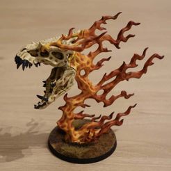 Burning CarnoSkull Spell