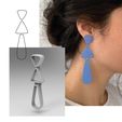 ARO-6_Mesa-de-trabajo-1.jpg STL file SET of 12+1 Organic shape cutter for polymer clay earring jewelery・3D print design to download