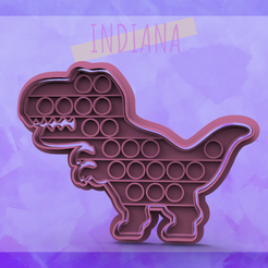 untitled.131.png Download STL file T-REX POP IT CUTTER • 3D printer model, Indiana3D