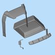 7.jpg High part RC truck Cab Sunvisor Wind Deflector