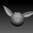 ZBrush-Document1.jpg Pokemon Eevee Pokeball