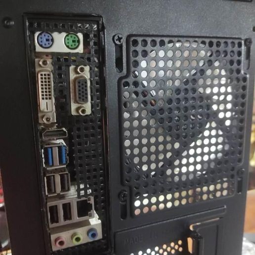 🛡️ Motherboard IO shield Universal・ STL File for ・Cults