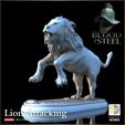 720X720-release-lion-2.jpg Lion Attacking - Blood and Steel