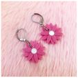 320335472_2784272431711853_6717260759996796291_n.jpg Archivo STL Pendientes Daisy・Diseño imprimible en 3D para descargar