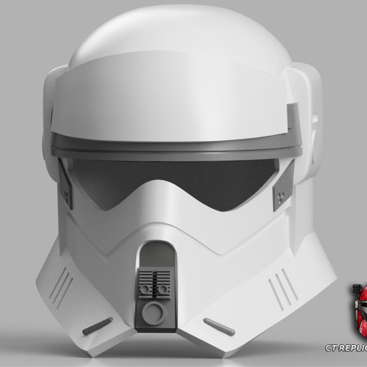 Mountain Trooper Helmet Star Wars - Cosplay 1:1 Replica
