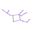 AndromedaPegasus.stl 52 Constellations set in 3D glow in the dark