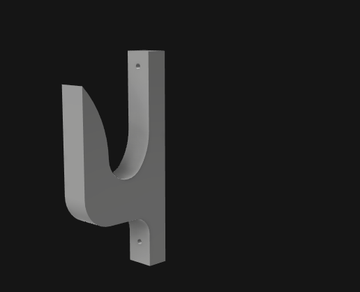 WING PLANE WALL HANGER - 3D model önizlemesi