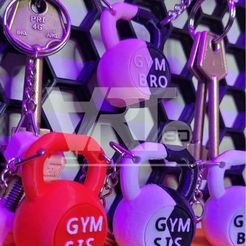 PESAS-LLAVEROS-3.jpg Gym Bros Russian Weights Key Ring Set - Gym Sis