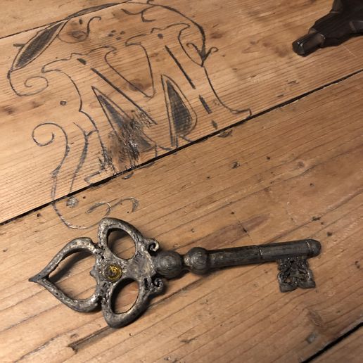 Decorative key 3D model