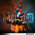 7.png Fan Art Spiderman Vs Venom - Statue