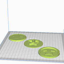 Capture2.png OBJ-Datei Kuchenausstecher, Tintenfischspiel, sternförmig・Modell zum Herunterladen und 3D-Drucken, stanpatric369