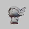 10-bottomcenter.jpg Cute Boy with Big Ears Christmas Cap | Holiday Figurine