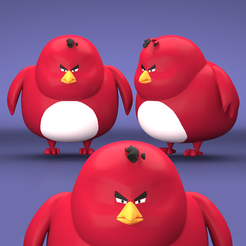 1.png Datei 3D Angry Birds Fat・Modell für 3D-Druck zum herunterladen