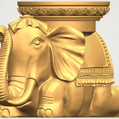 TDA0501 Elephant Table A01 ex1500.png Free 3D file Elephant Table・3D printer design to download