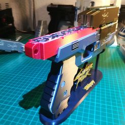 IMG_20210216_195601.jpg Archivo STL Cyberpunk 2077, Skippy Gun・Modelo imprimible en 3D para descargar