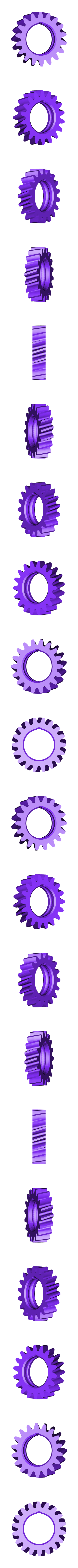Pinion_18T.STL Crazy Gear Face