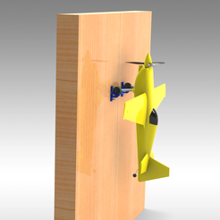 Untitled-765-100-(5).png STL file Wall Hanger for RC Plane 2 OPTIONS・3D print object to download, Trikonics