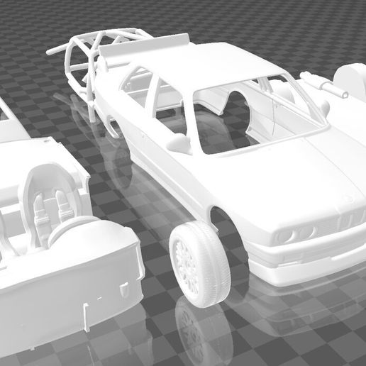 Captura-de-pantalla-2026-01-01-201057.jpg BMW M3 E30 DTM 1986 – Detailed Separate Parts Racing Model Kit – STL for 3D Printing