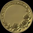 Blossom-Harmony-Relief-Floral-Decorative-Medallion-No2-1.jpg Blossom Harmony Relief - Floral Decorative Medallion No2 STL file for 3d printing or CNC