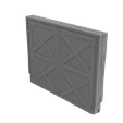 Puerta-Granero-2.png Cross-Braced Barn Door with Steel Hinges — Realistic Scale Model for Dioramas, Maquettes & Model Railway
