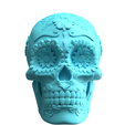 sugarskull 5.png Mexican Sugar Skull 3D model
