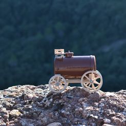 jj.jpg Файл STL PLAYMOBIL WESTERN TANKER・3D-печатная модель для загрузки