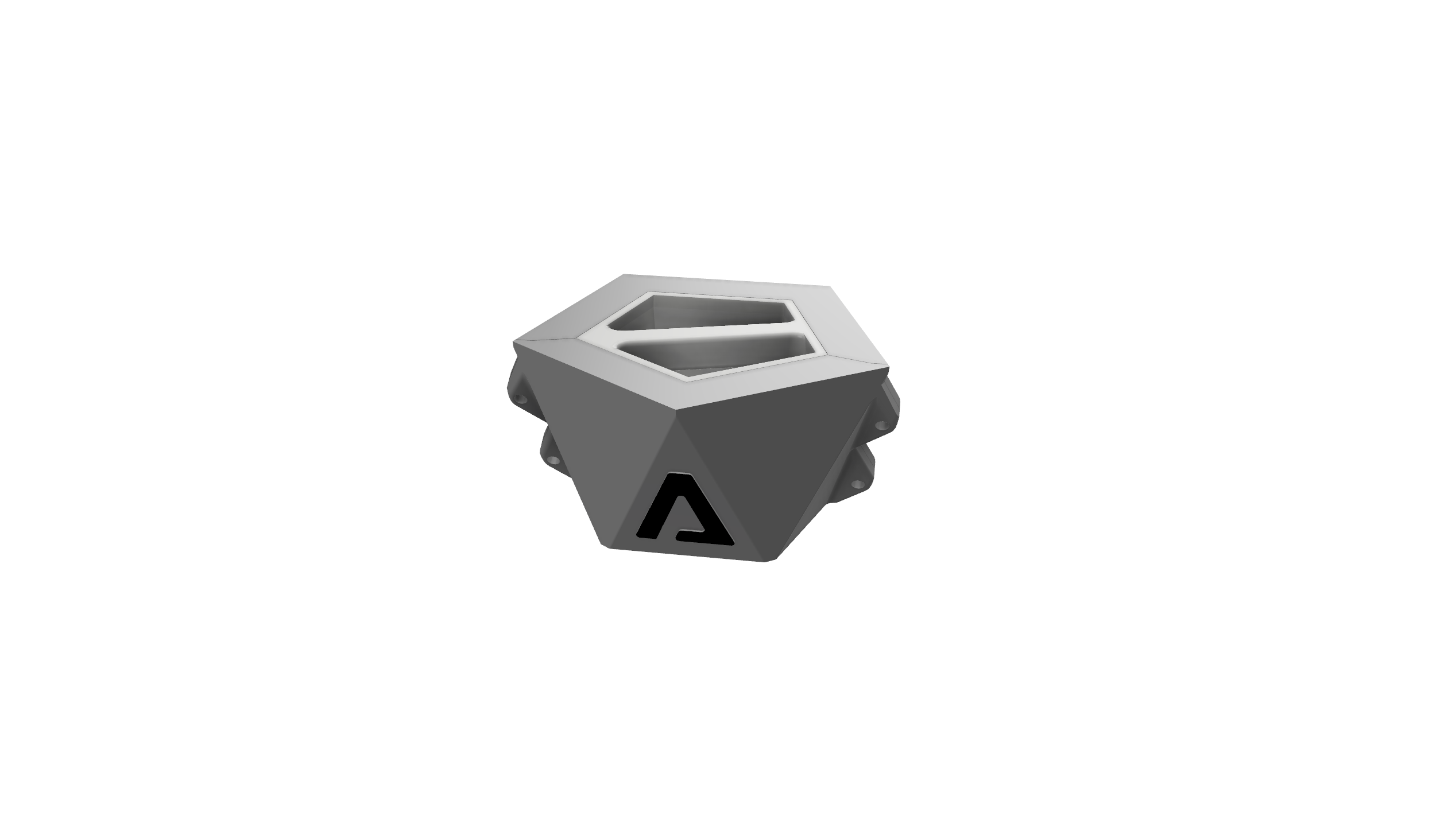 5.png 3D file GEOMETRIC CEMENT POT MOULD・3D printable design to download, EngineerFer