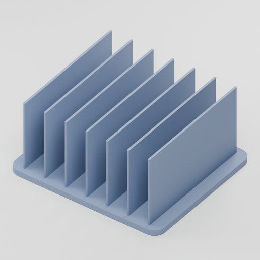 Six-slot game case organizer — CaseSpine | STL + STEP | JLF-378