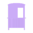 Caboose End B.stl Cabina 1/35