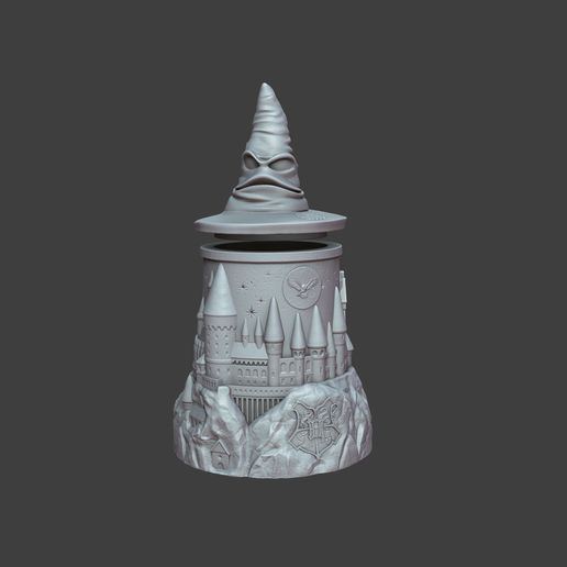 8.jpg Castle Box 3D Harry Potter