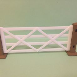BARRIERE IMPRESSION 3d.JPG Horse fence for playmobil toys