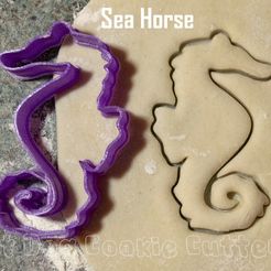 sea horse.JPG STL-Datei Sea Horse Cookie Cutter・3D-Drucker-Vorlage zum herunterladen