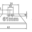 Carpet-blade-61mm.png Wrapping Paper Cutter- wrapping paper cutter