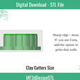 3.png Monstera Bundle Clay Cutter Digital STL File for Polymer Clay | DIY Jewelry and Cookie Making Tool | 4 sizes | 5 models