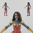 Portada.png Wonder Woman Lowpoly Rigged Redesign