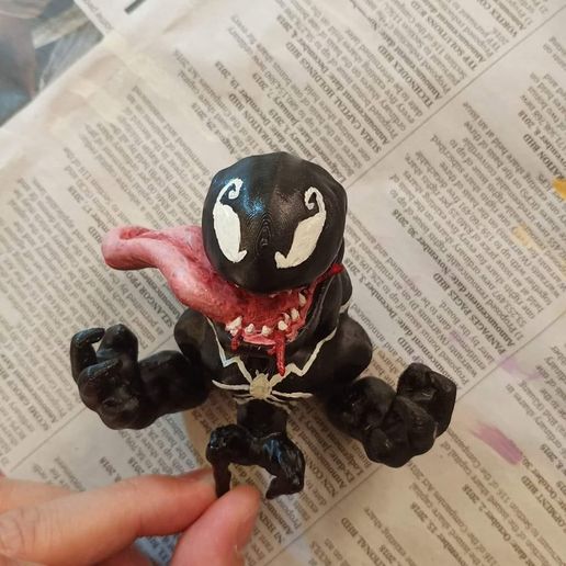 chibi venom 3D model