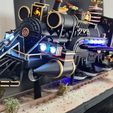 Back to the Future Jules Verne Time Train with lights and smoke