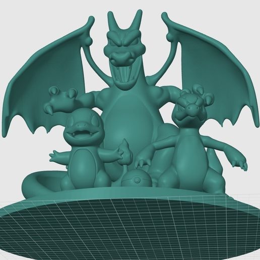 🐉 Charizard Evolution・ 3MF File for 3D printing・Cults
