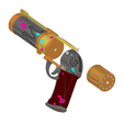 Pistol-2.png Jinx Hand Gun Prop | Thematic Display Plinth Available | By Collins Creations 3D