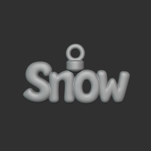 snow_word_render.png Snow Word Ornament